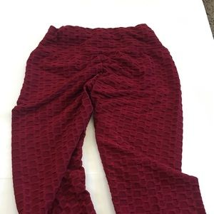 Red Tik Tok Leggings